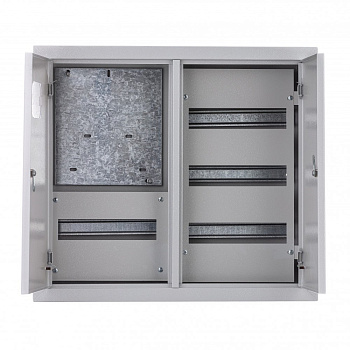 Dekraft Корпус мет. учет. встр. 550х615х160 3-фазн. 48 мод. IP31 ЩРУВ-3/48
