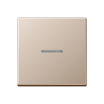 JUNG Клавиша для KNX кнопки, 1 группа, с окошком дюропласт шампань A101KO5CH