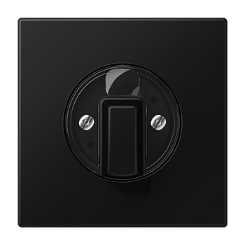 JUNG LS 990 Черный матовый Накладка на поворотные выключатели LS1941SWM