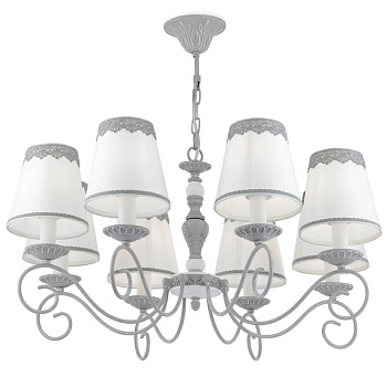 Maytoni Elegant Bouquet Серый Люстра 8xE14 40W ARM023-08-S Maytoni Elegant Bouquet Серый Люстра 8xE14 40W ARM023-08-S