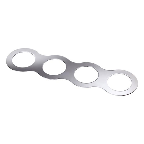 Novotech 358248 NT19 086 хром Рамка декоративная к артикулам 357585-357587, 357589, 357909-357910, 370639-370