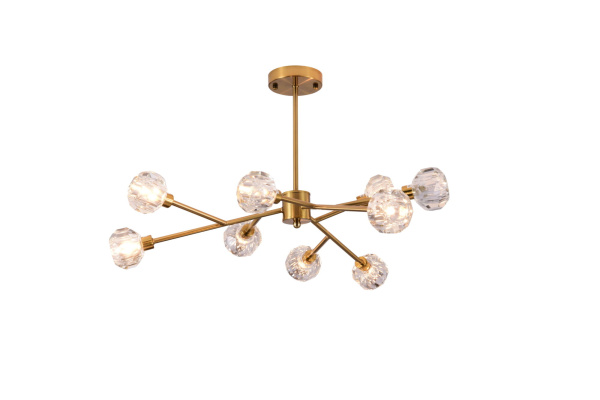 Купить Freya Crystal Grace Золотая бронза Люстра FR5114PL-09BZ