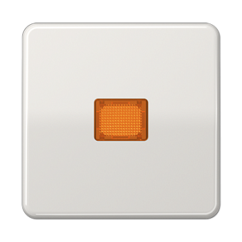 JUNG CD Светло-серая Клавиша для 1-ая с/п с оранжевой линзой ударопрочная CD590KOBFLG