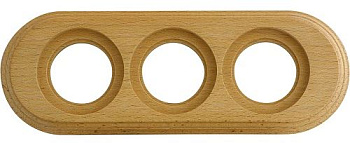 BIRONI Лизетта Бук Натурэль Рамка 3-ая на бревно 260мм BFC26-630-10