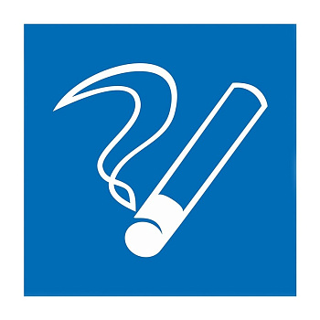 Наклейка место курения 200х200 Rexant 56-0033