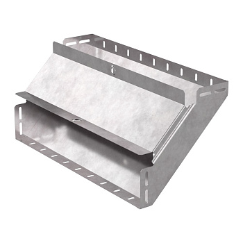 Промрукав Угол вертикальный внутренний 90 градусов с крышкой Стандарт 500х100 PR16.0606