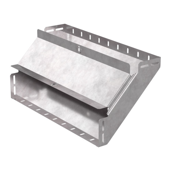 Промрукав Угол вертикальный внутренний 90 градусов с крышкой Стандарт 500х100 PR16.0606