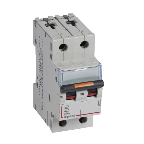 Legrand DX3 Автоматический выключатель 2P 3A (Z) 25kA 409909