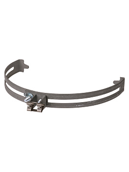 TDM Держатель регулируемый Ø130-240 мм на круглый конек, ст. фиксатор для прута Ø6-10 мм, термодиф. SQ2402-3172