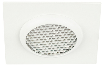 Встраиваемый светильник алюминиевый ЭРА KL110 WH MR16 GU5.3 белый матовый