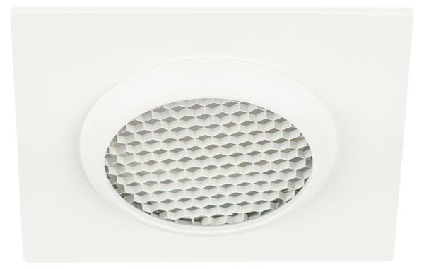 Встраиваемый светильник алюминиевый ЭРА KL110 WH MR16 GU5.3 белый матовый