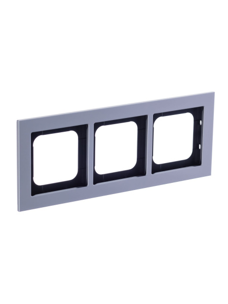 Купить ABB Axcent металл/титан Рамка 3-постовая 2CKA001754A4700
