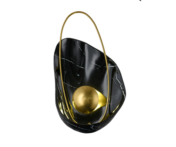 Kink Light 07642,19 Бра Делия черный d32 h39 Led 12W (4000K)