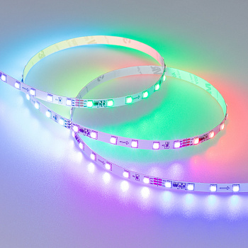 Arlight Светодиодная лента SPI-5000-3535-72 24V Cx6 RGB (7mm, 14.4W/m, IP20) (Открытый, IP20) 030195