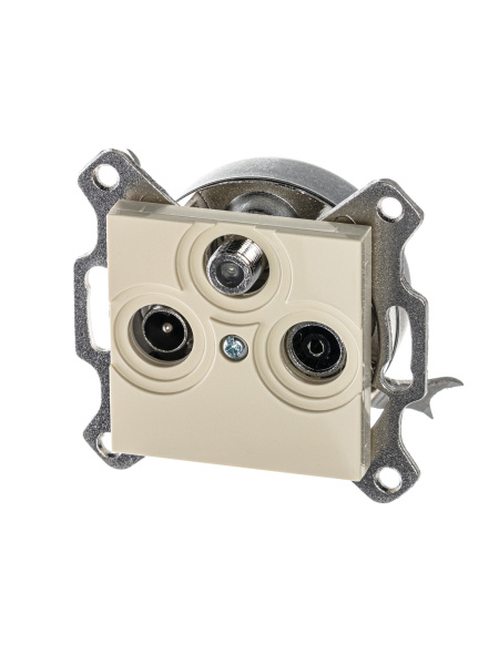 ABB EPJ Levit слоновая кость / белый Розетка TV-R-SAT, слоновая кость 2CHH083303A6017