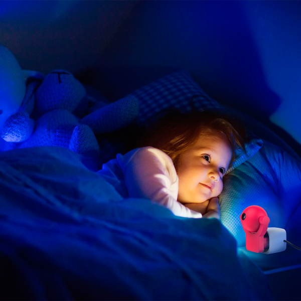 Купить Gauss Светильник розеточный ,5W 220-240V розовый с фиксированной проекцией и датчиком освещённости LED DIY0032