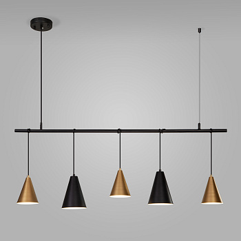 Eurosvet Светильник 50088/5 черный/золото a049522