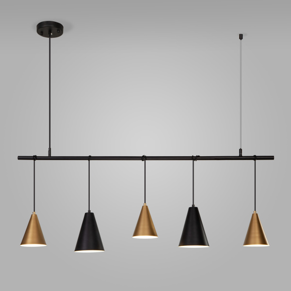 Eurosvet Светильник 50088/5 черный/золото a049522