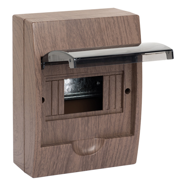 Купить EKF PROxima Щит распределительный навесной ЩРН-П- 6 темное дерево IP41