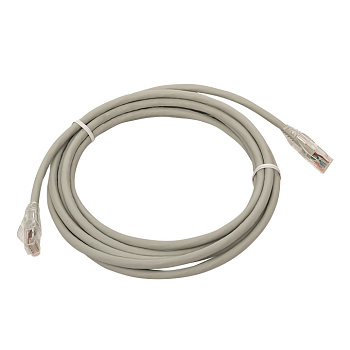 EKF Патч-корд TERACOM PRO Cat.5E неэкранированный UTP оболочка PVC серый (5,0м)