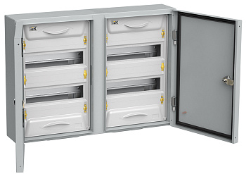 IEK Корпус металлический ЩРн-2х24з-1 74 IP54 UNIVERSAL MKM11-N-2X24-54-Z-U
