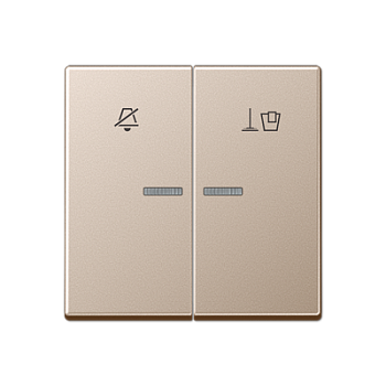 JUNG Клавиша для гостиничных выключателей 505KO5VEUM24 или 505KO5VEUM230, шампань ARUKO5MCH