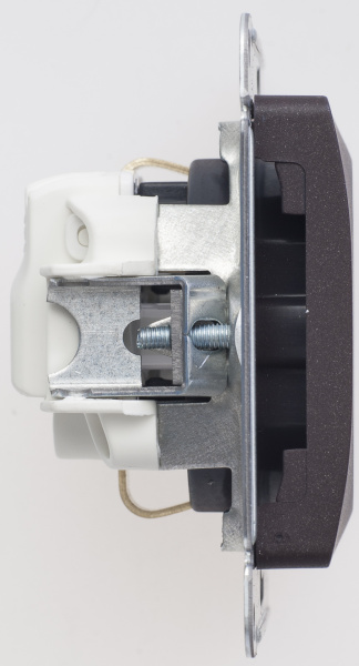 Купить Systeme Electric Glossa Шоколад Розетка с/з, 16А