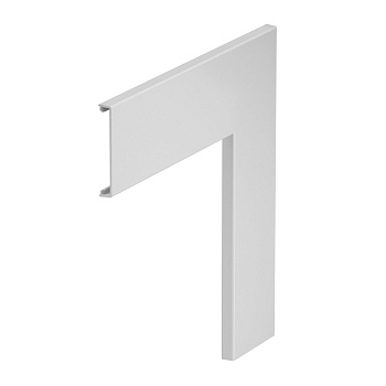 OBO Bettermann Крышка плоского угла кабель-канала Rapid 80 гладкая, ПВХ, светло-серый RAL7035 6274492