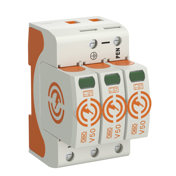 OBO Bettermann УЗИП для силовых сетей 3 пол. (Класс I+II), 385В 5093574