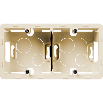 Legrand INSPIRIA Слоновая кость Коробка накладного монтажа - 2 поста 673991