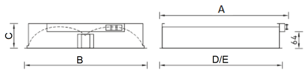 Купить СТ OTX LED 595 4000K светильник