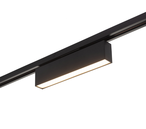 Denkirs DK6430-BK Трековый светильник IP 20, 10 Вт, LED 3000, черный, алюминий