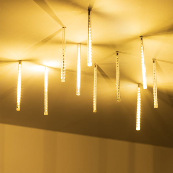 Arlight Светодиодная гирлянда ARD-ICEFALL-CLASSIC-D12-200-10PCS-CLEAR-32LED-LIVE WARM (230V, 10.5W) (Ardecoled, IP65) 026044