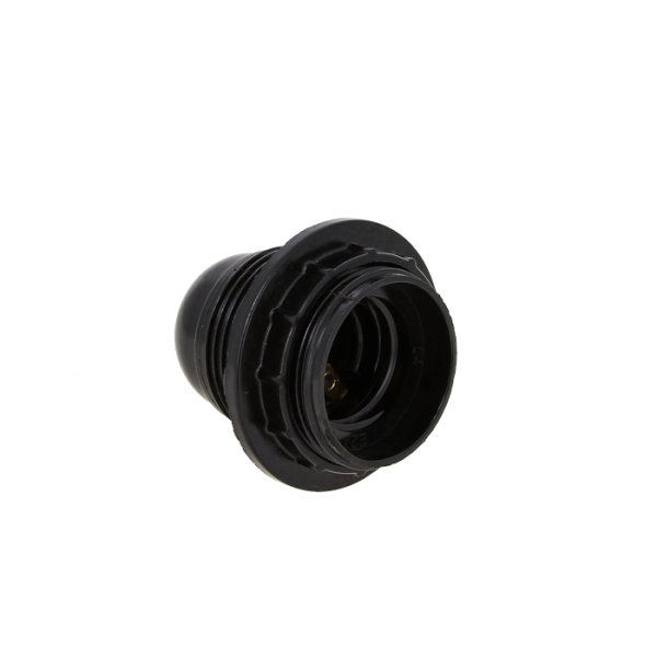 Купить EKF PROxima Патрон карболитовый с кольцом Е27 черн. без наклейки LHC-E27-r