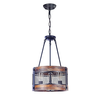 Freya Loft Vittoria Черный Подвесной светильник E27 60W FR4561-PL-03-B