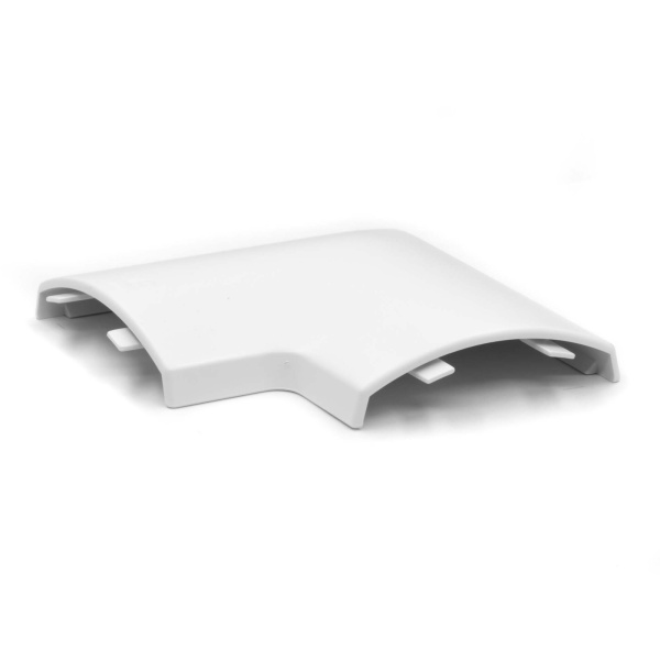 DKC Угол плоский для напольного канала 75х17 мм APSP W, цвет белый