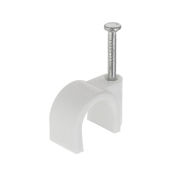 Tech-Krep Скоба для кабеля круглая А12 мм (30 шт) - пакет 103652