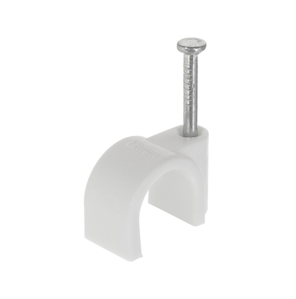 Tech-Krep Скоба для кабеля круглая А12 мм (30 шт) - пакет 103652