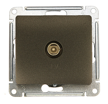 Systeme Electric Glossa Антрацит Розетка TV коннектор