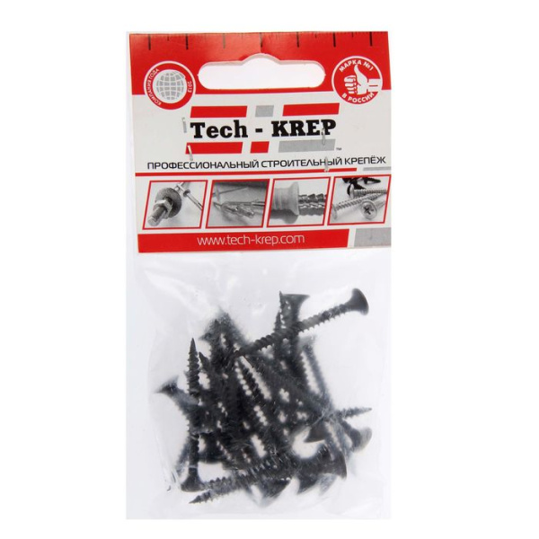 Купить Tech-Krep Саморез ШСГМ 3,5х41 (25 шт) - пакет 117922