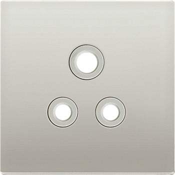 JUNG Накладка розетки 5А сталь BS2171-5ESPL