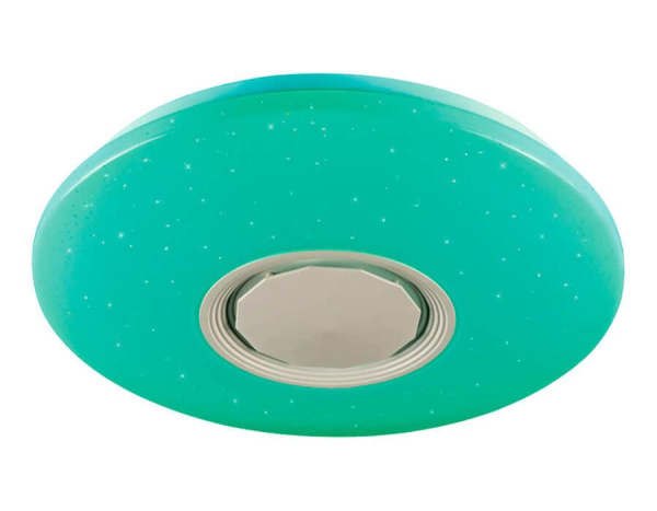 Купить Ambrella Музыкальный светодиодный светильник c подсветкой RGB FF200 WH/CH белый 48W D395*80 (ПДУ ИК)