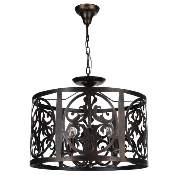 Maytoni House Rustika Коричневый Подвес 5xE14 60W H899-05-R Maytoni House Rustika Коричневый Подвес 5xE14 60W H899-05-R