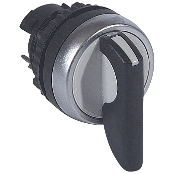 Legrand Osmoz Гол.тумб. ЧЕРН.ручк. 3 п с возвр.с двух сторон в 0. 45°(1-0-2) 10-12-2 час. 023943