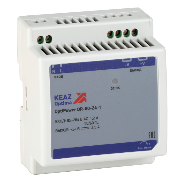 КЭАЗ Блок питания OptiPower DR-60-24-1