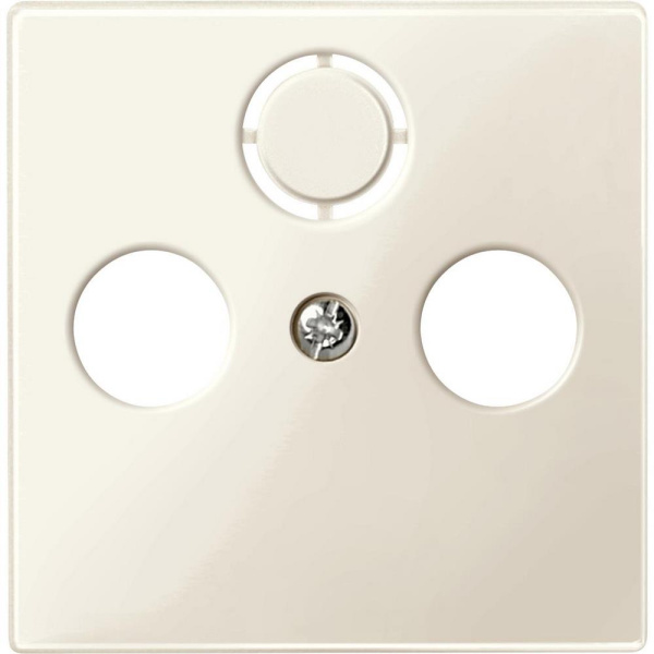 SE Merten SM Беж глянец Накладка розетки TV-FM/TV-FM-SAT MTN296744