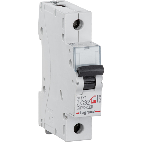 Купить Legrand TX3 Автоматический выключатель 1P 32A (С) 6000 404031