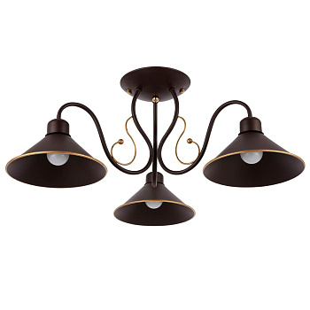 Evoluce SLE120402-03 Светильник потолочный Черный/Черный E27 3*40W