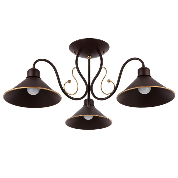 Evoluce SLE120402-03 Светильник потолочный Черный/Черный E27 3*40W