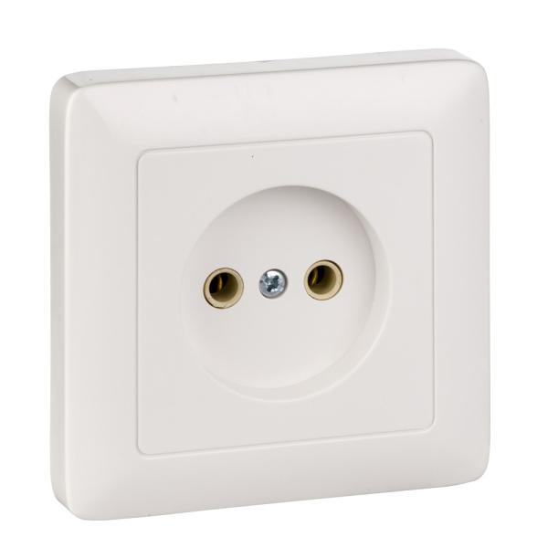 Systeme Electric Wessen ХИТ внутр Бел Розетка б/з без шторок, 16А, 250В